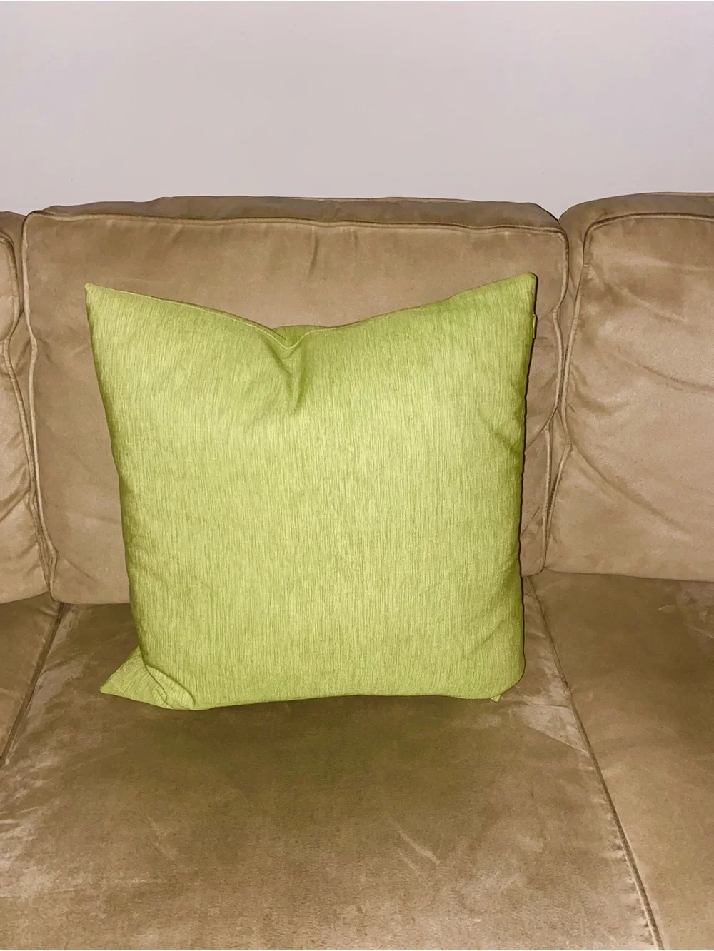 Crate & Barrel Green Decorative Throw Pillow - Home Accents